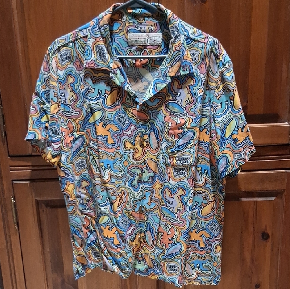 Colorful Abstract Pattern Men's Shirt
